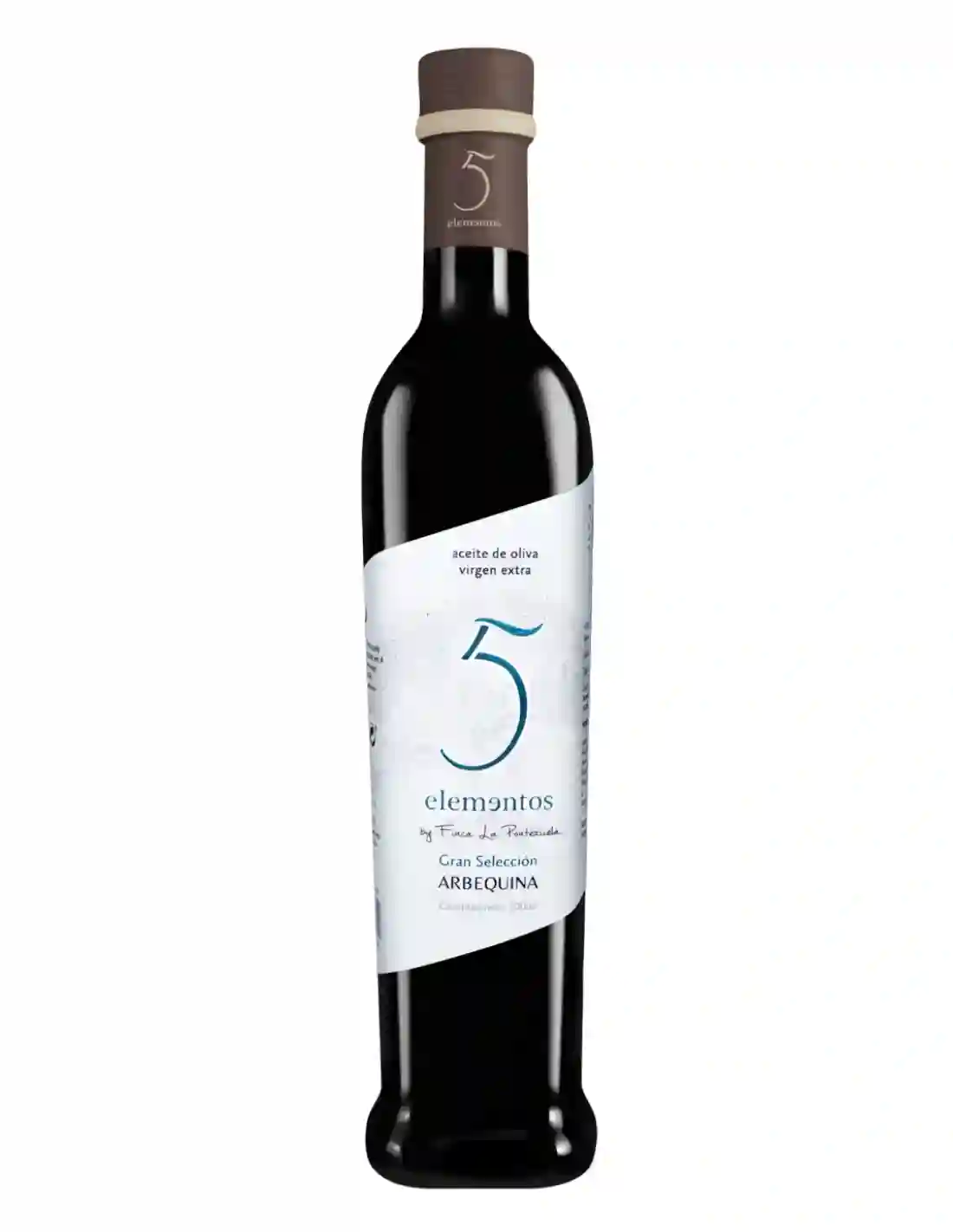 Finca La Pontezuela 5 Elementos Gran Selección Arbequina - Botella de vidrio 500 ml.