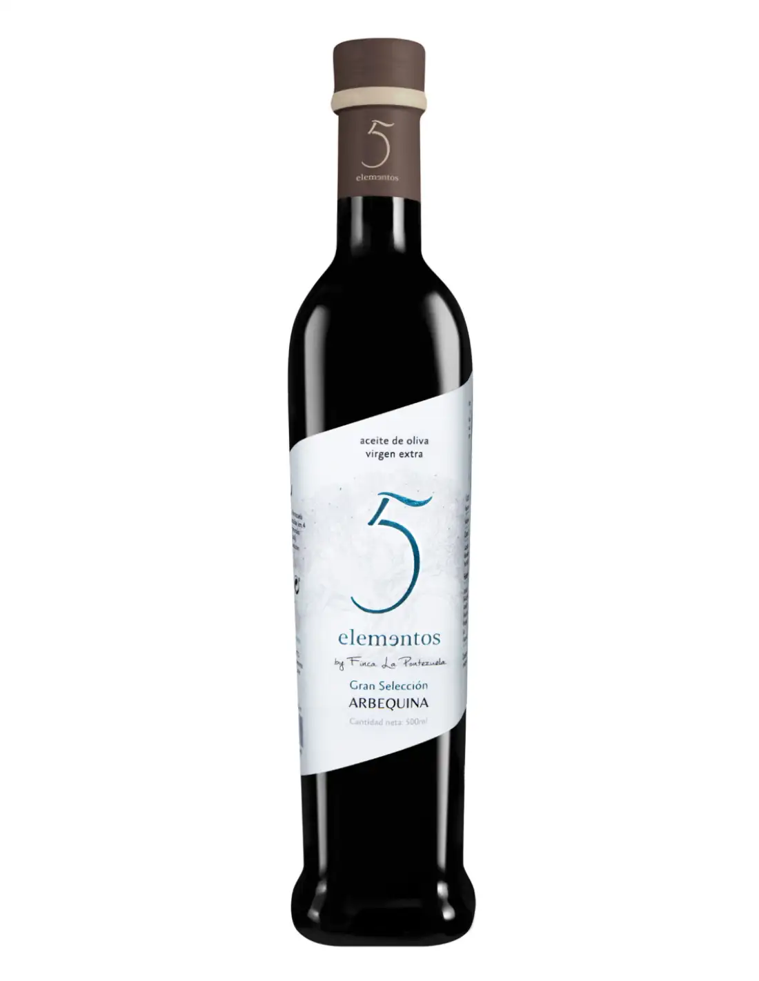 Finca La Pontezuela 5 Elementos Gran Selección Arbequina - Botella de vidrio 500 ml.