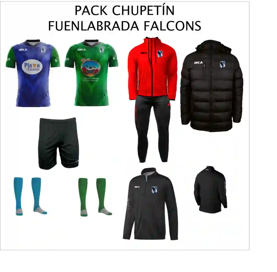 PACK CHUPETIN FUENLABRADA FALCONS JUGADOR