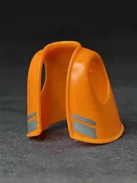 Torso_0474 orange vest reflective bands