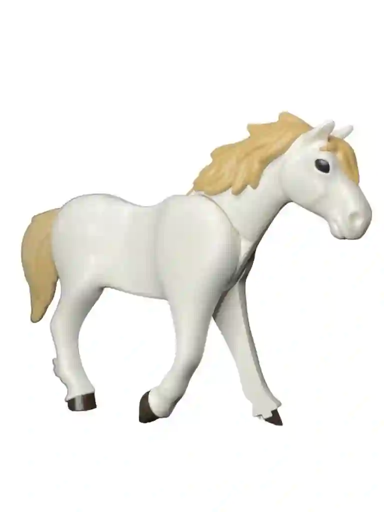 A_0748 V3 horse white Crin Clear