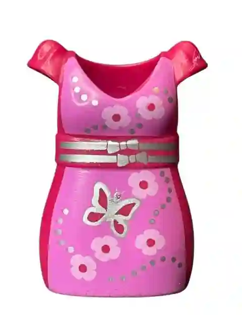 VES0091 Pink butterfly dress