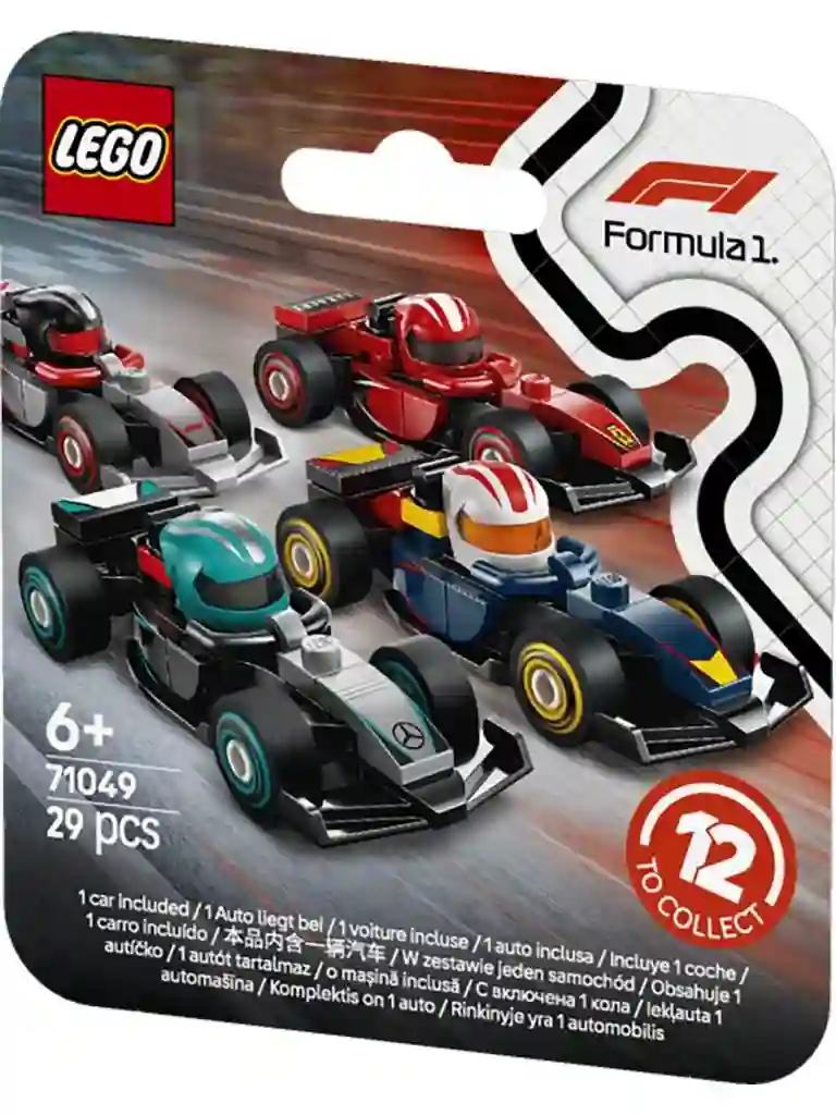LEGO® 71049 Coches de Formula 1 Coleccionables