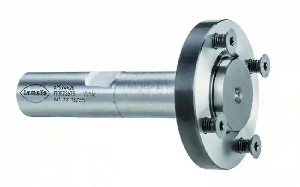 Porta herramientasCNC,fresa P-Syst,superf. d.suj.2, Ø30 mm, Tija Ø20×50 mm, L 85 mm, NL 4×M4×Ø48 mm
