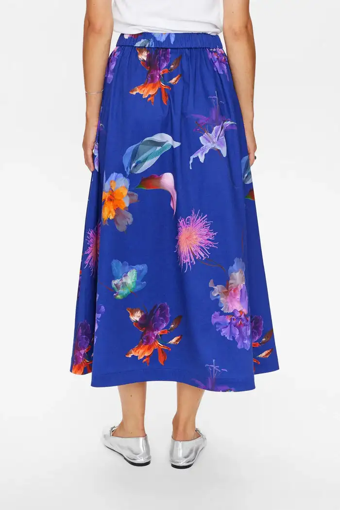 Falda Estampada Azul - Imagen 3
