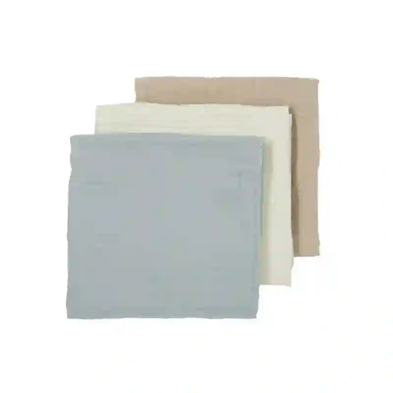 Pack 3 washed muslinas 70 x 70 cm meyco baby