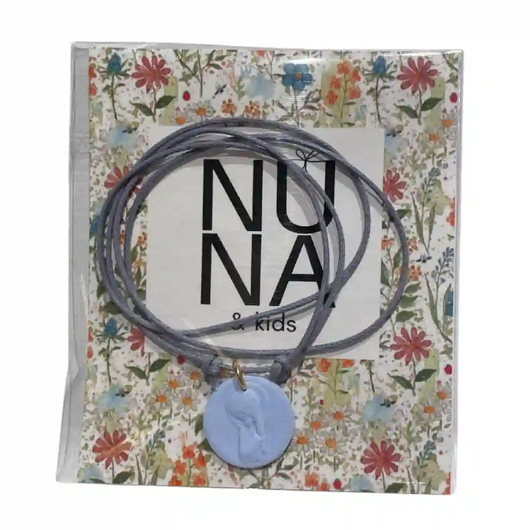 Light Blue Virgin Girl Medal Necklace