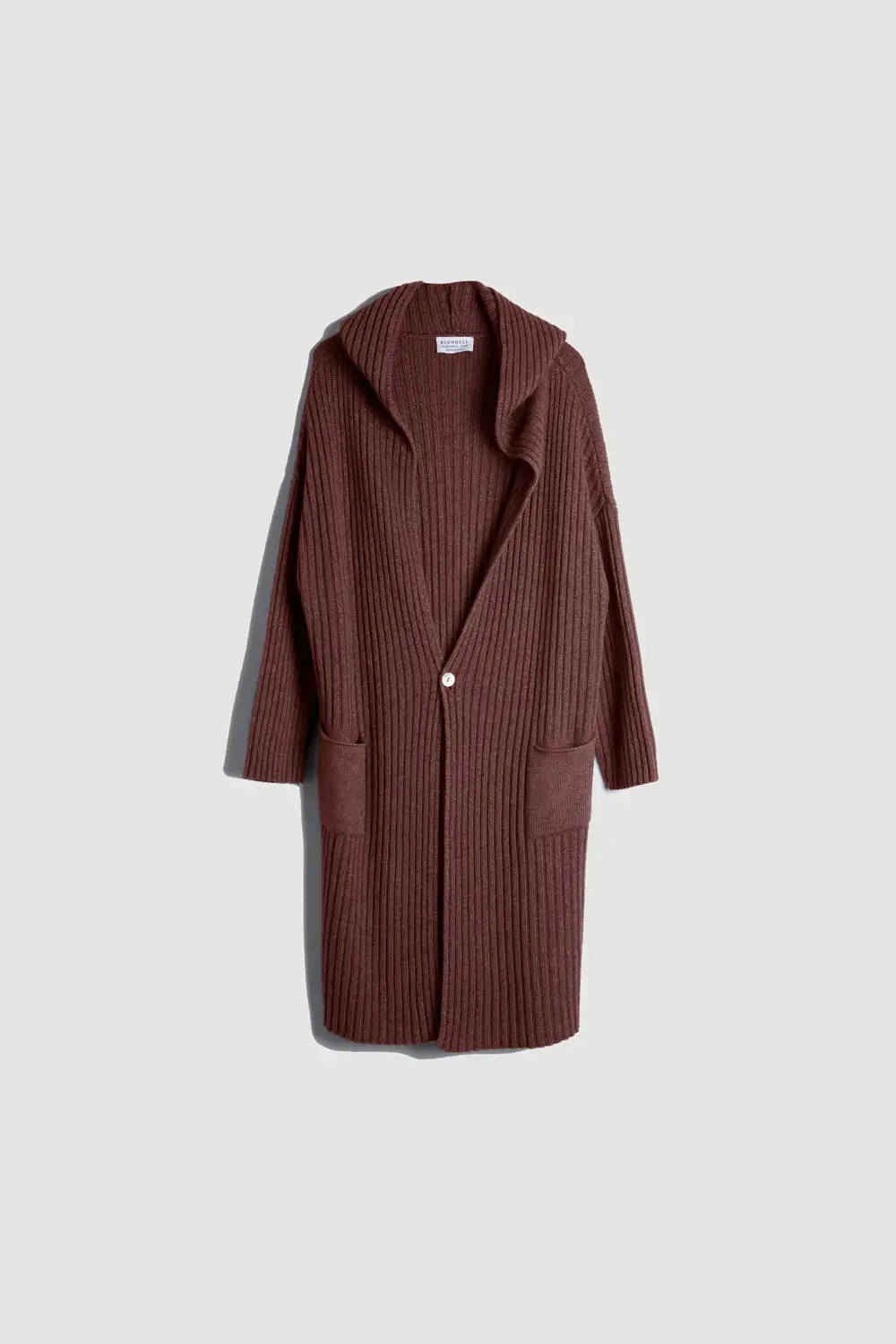 Mujer - Cárdigan ribbed con capucha - Imagen 3