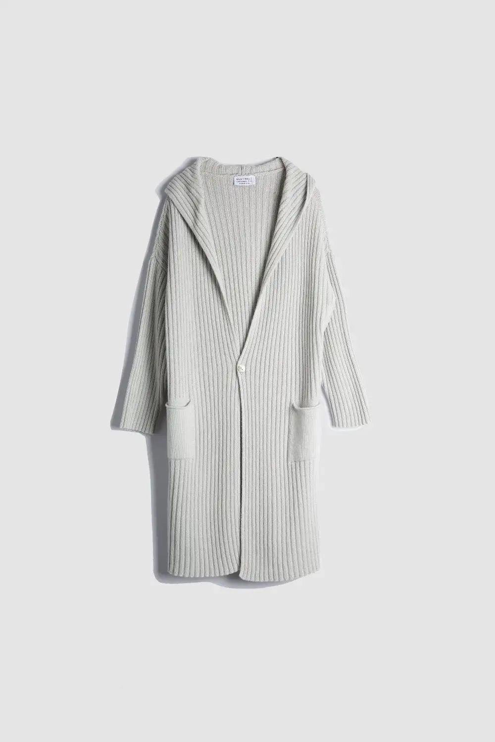 Mujer - Cárdigan ribbed con capucha - Imagen 8