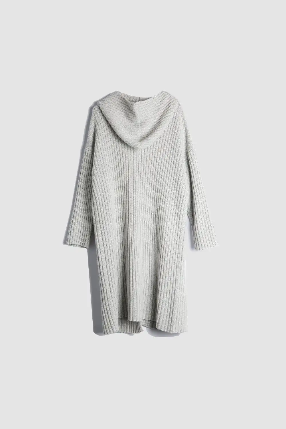 Mujer - Cárdigan ribbed con capucha - Imagen 9