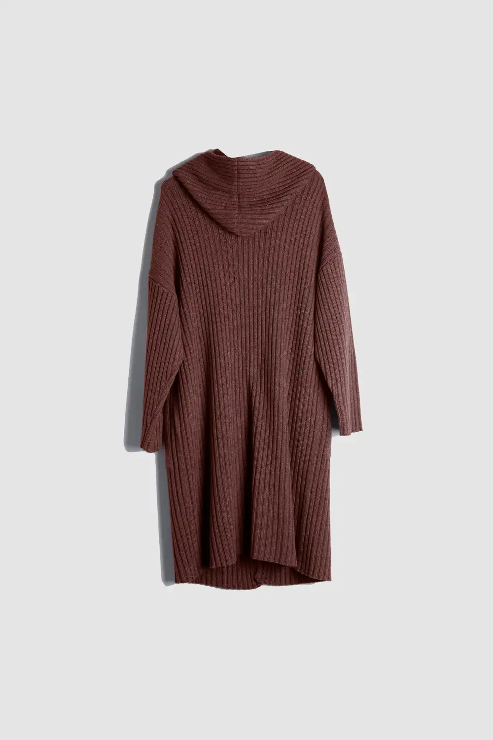 Mujer - Cárdigan ribbed con capucha - Imagen 17