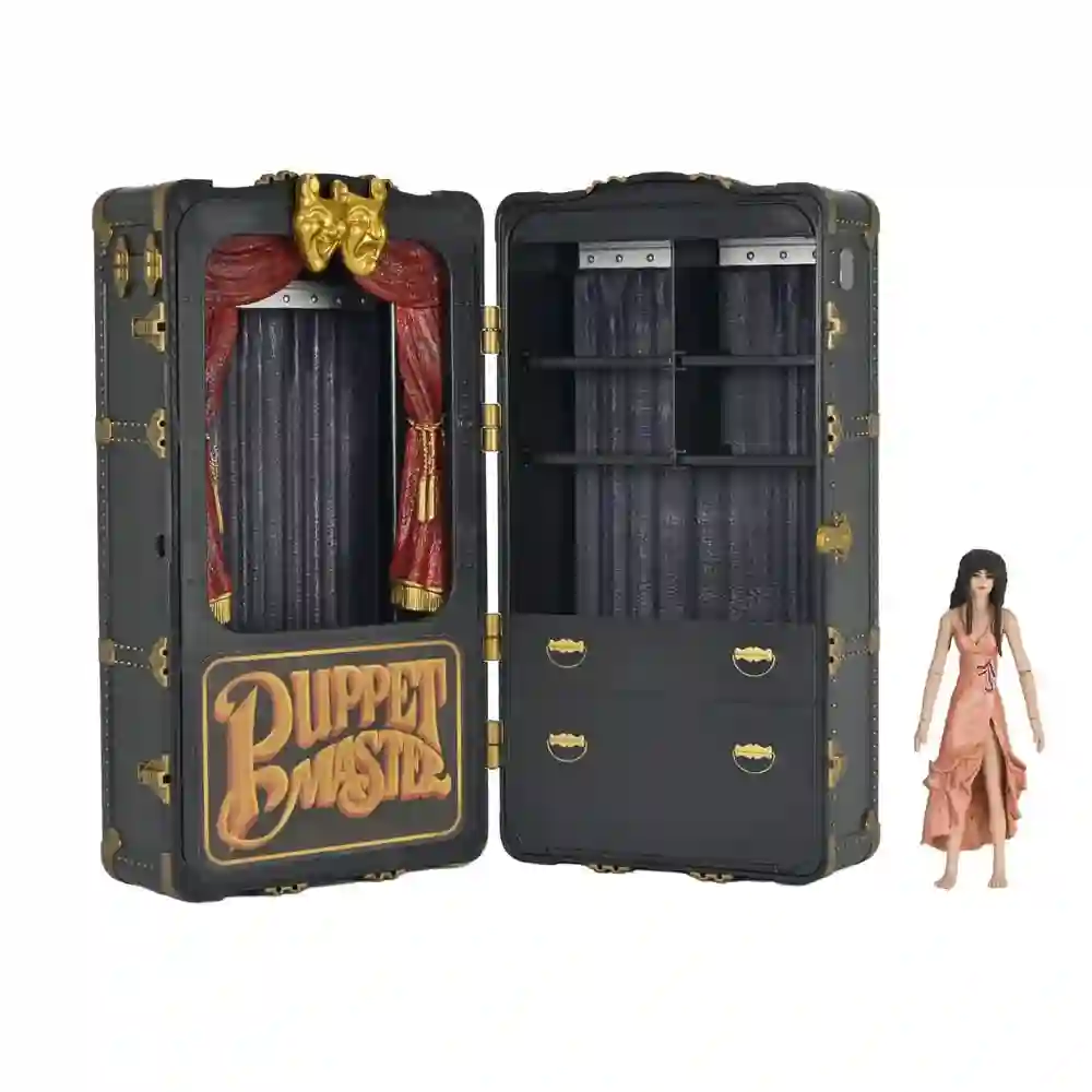 PACK DE FIGURAS NECA REEL TOYS PUPPET MASTER Toulon's Puppet Case & Leech Woman