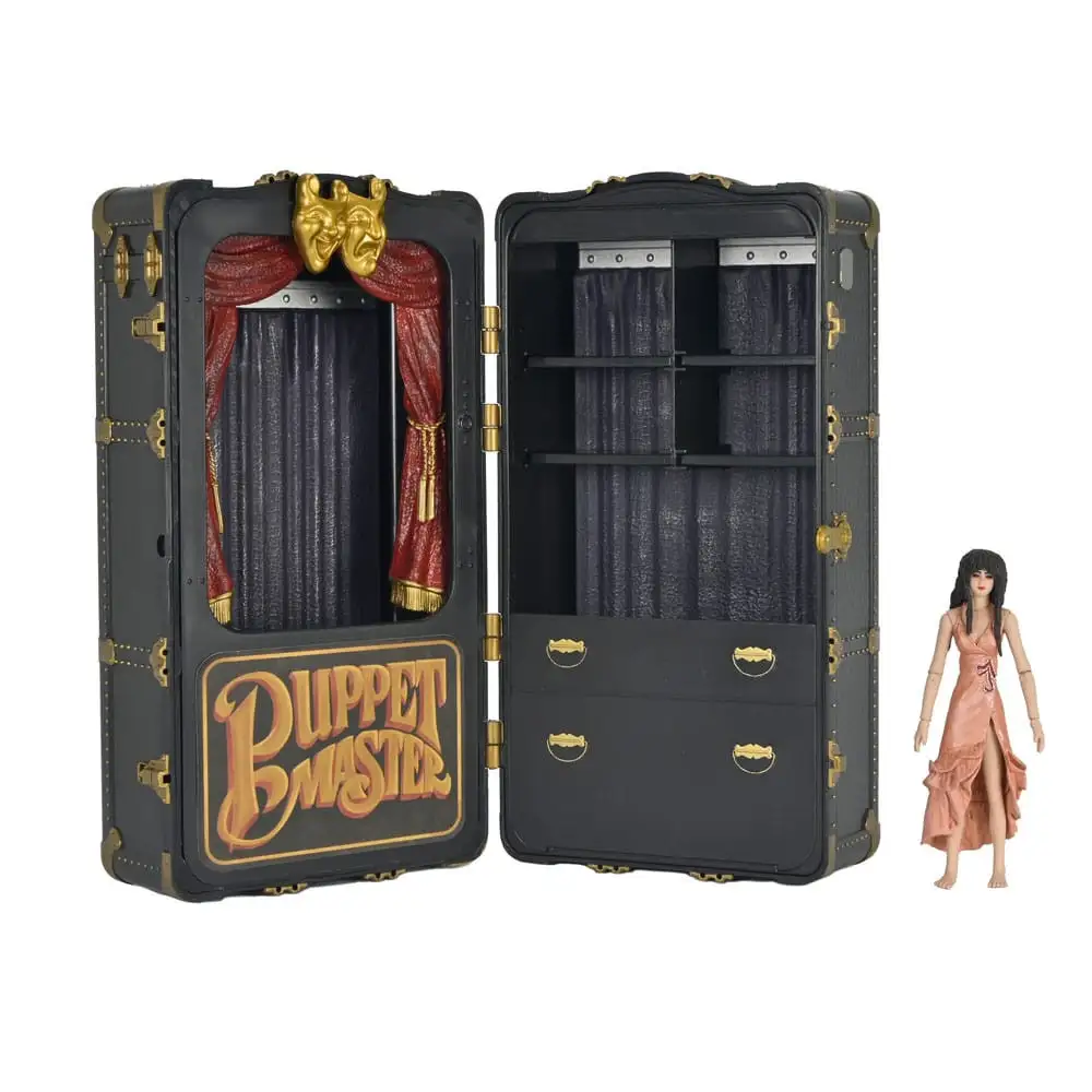 PACK DE FIGURAS NECA REEL TOYS PUPPET MASTER Toulon's Puppet Case & Leech Woman