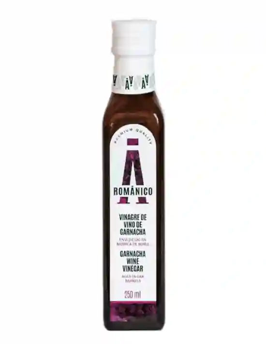 Romanesque Garnacha wine vinegar - Glass bottle 250 ml.