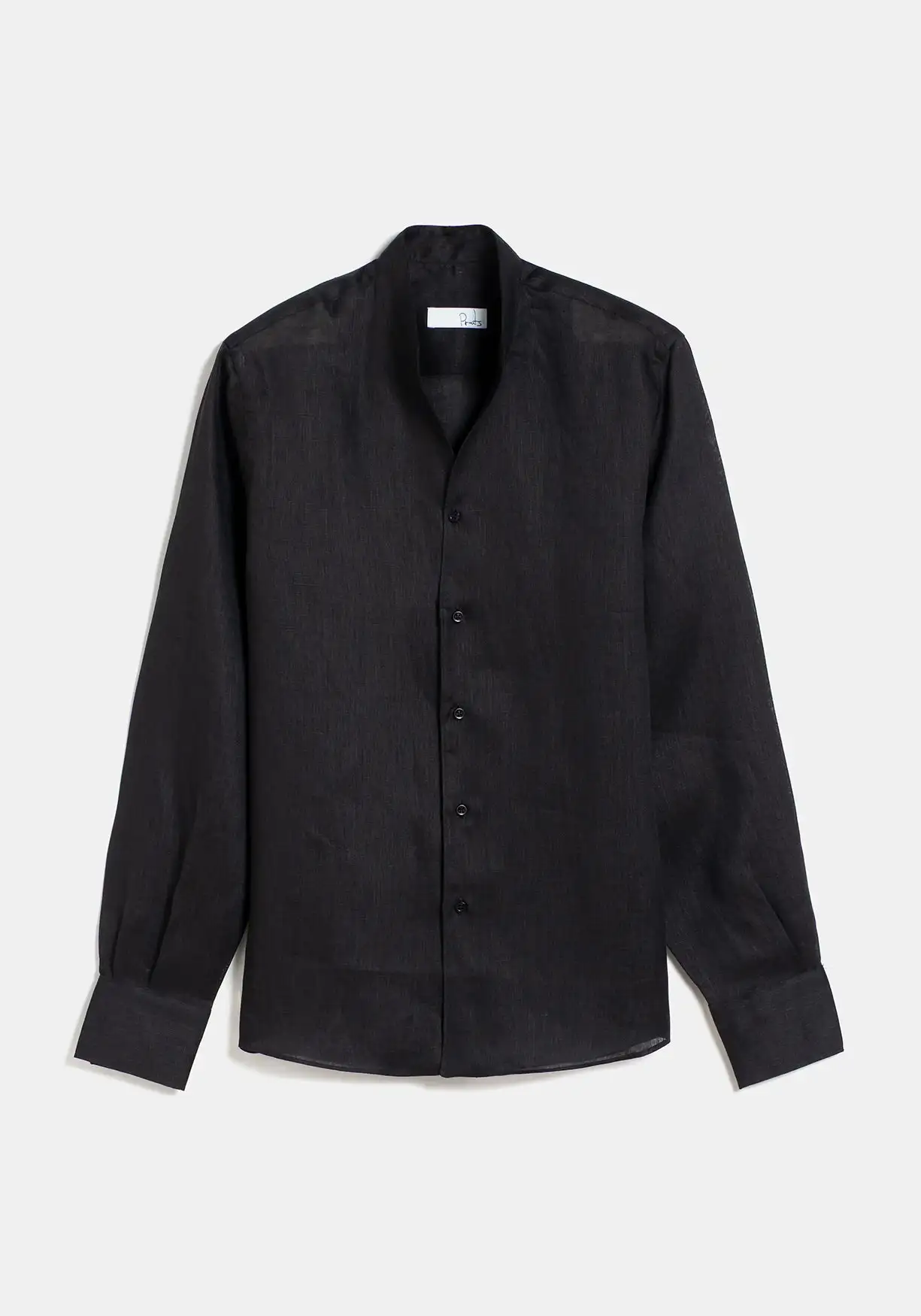 Camisa Lino Negra