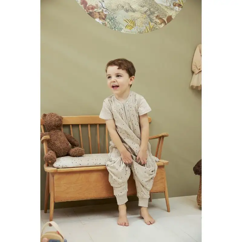 Pijama de dormir canalé con piernas (TOG 0.5) Verano Meyco Baby - Imagen 4