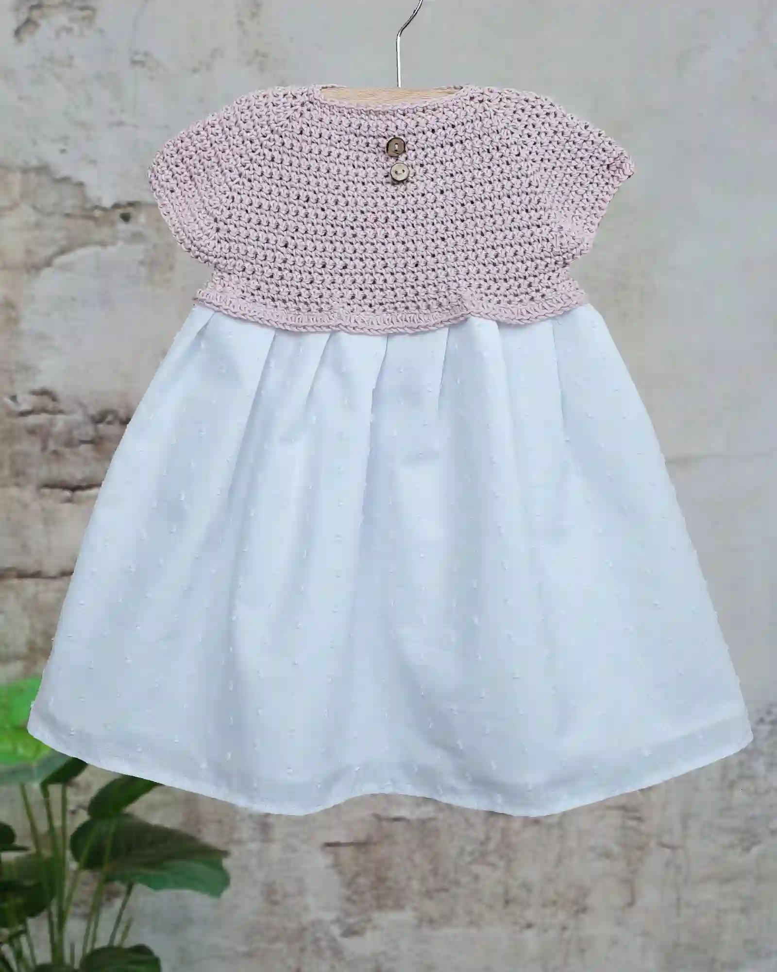Canesú skirt MC Pale buttons