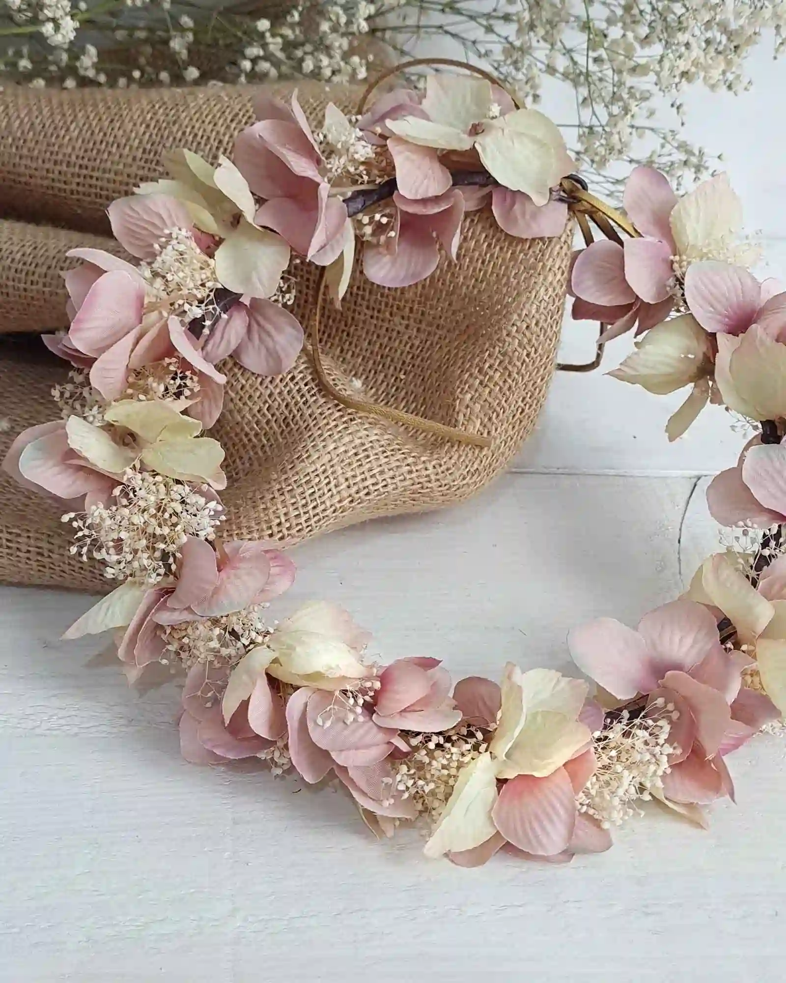 Crown Flores Double Hortensia