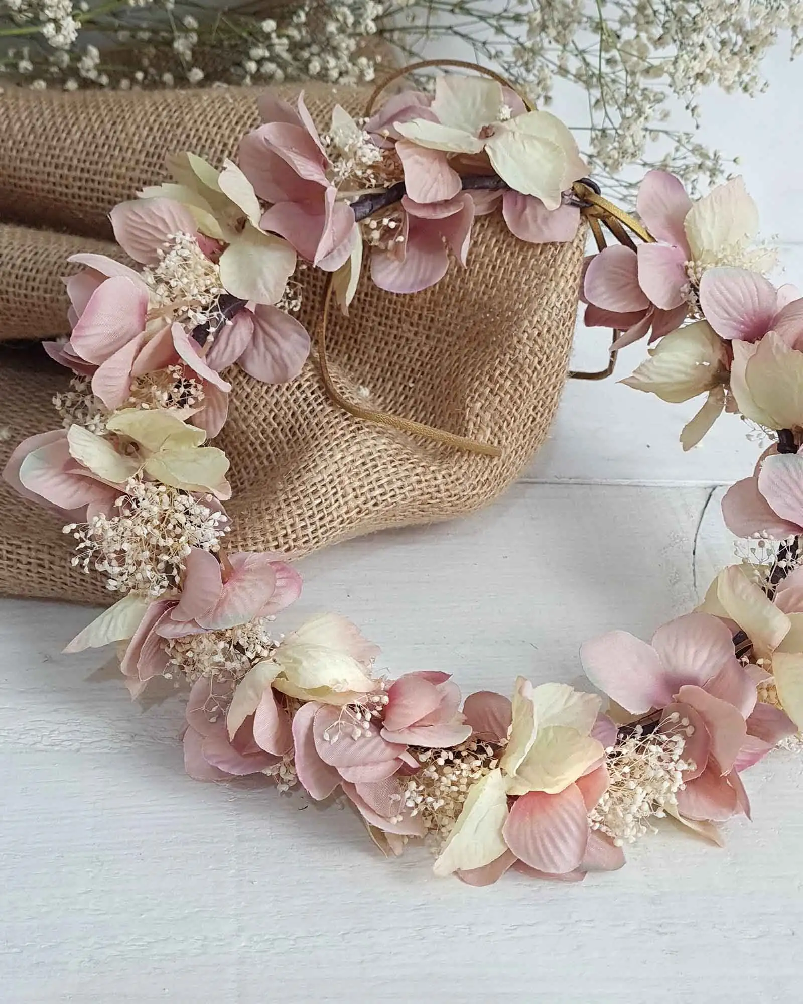 Crown Flores Double Hortensia