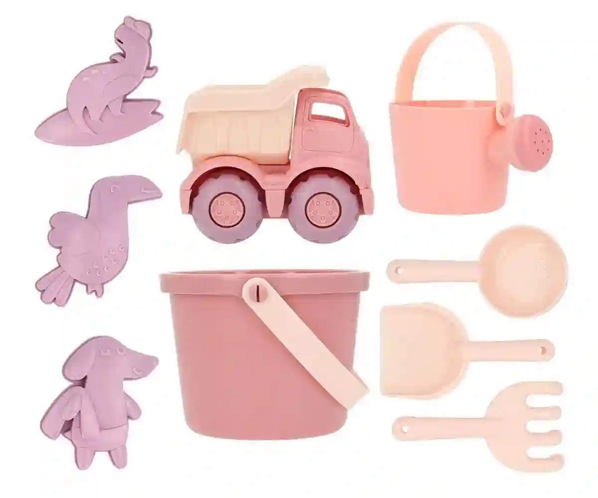 Old Rose Beach Toys Set
