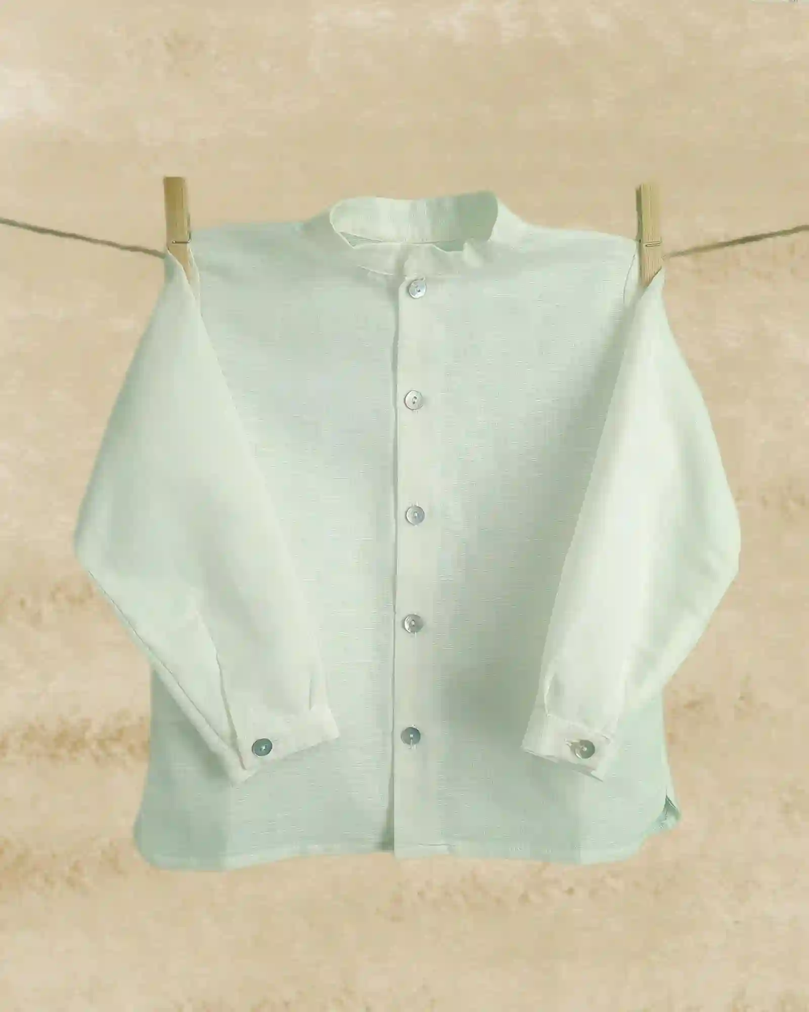 Linum 25 open mao shirt