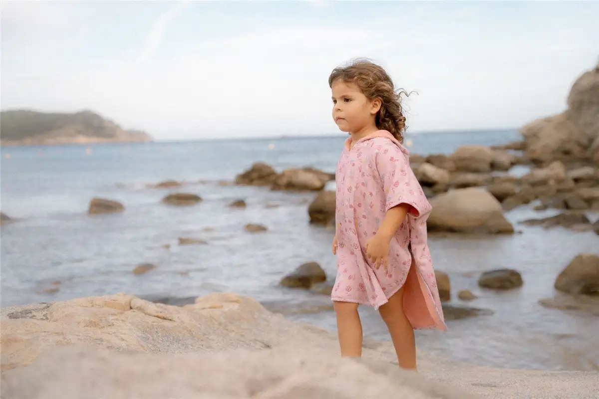 Poncho de playa Ocean Treasures Multicolor Little Dutch - Imagen 3