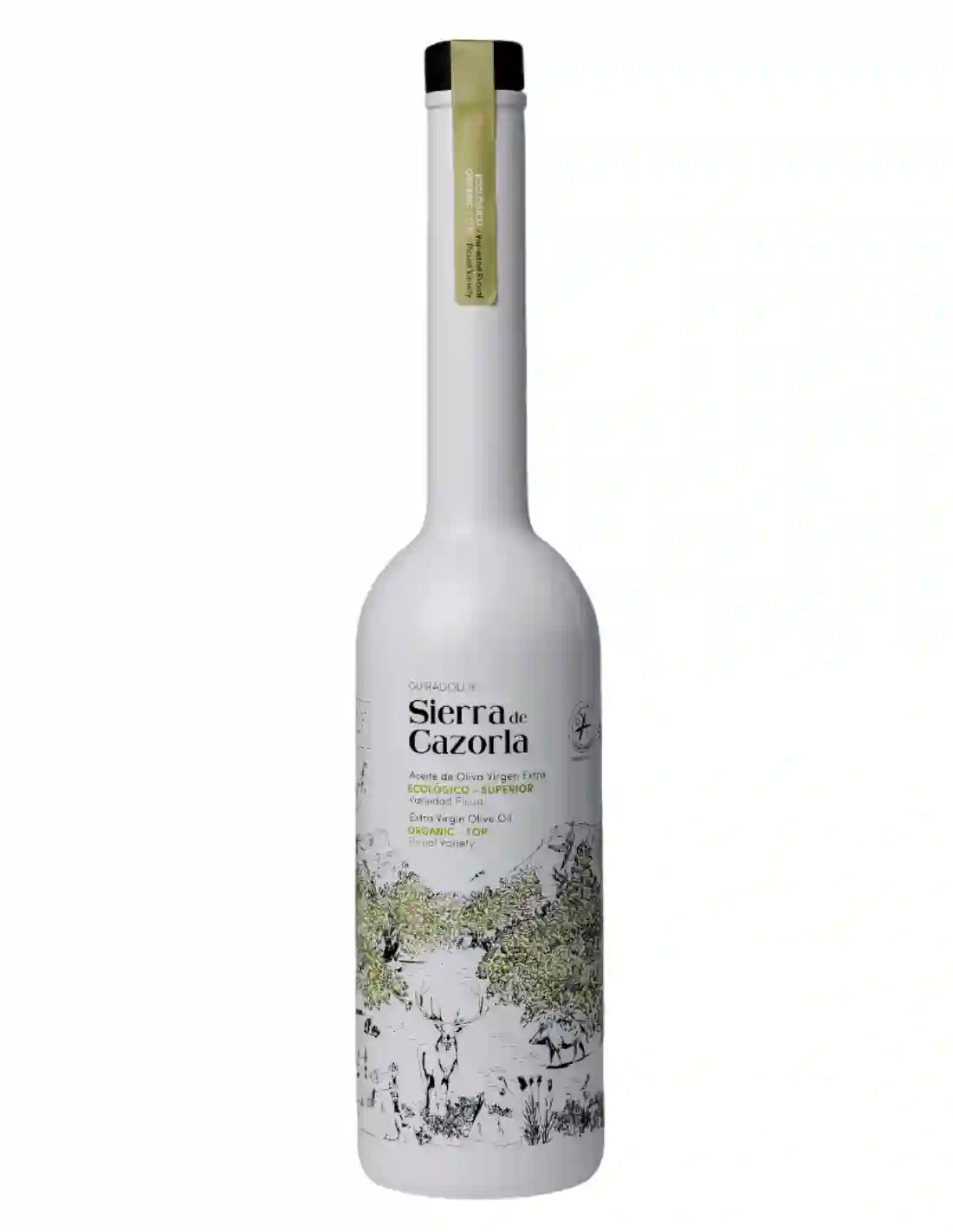 Sierra de Cazorla cosecha Tempana Picual Bio - Botella de Vidrio 500 ml.