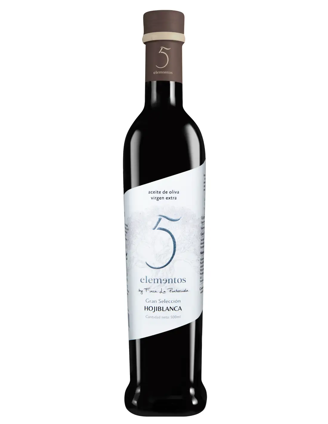 Finca La Pontezuela 5 Elementos Gran Selección Hojiblanca - Botella de vidrio 500 ml.