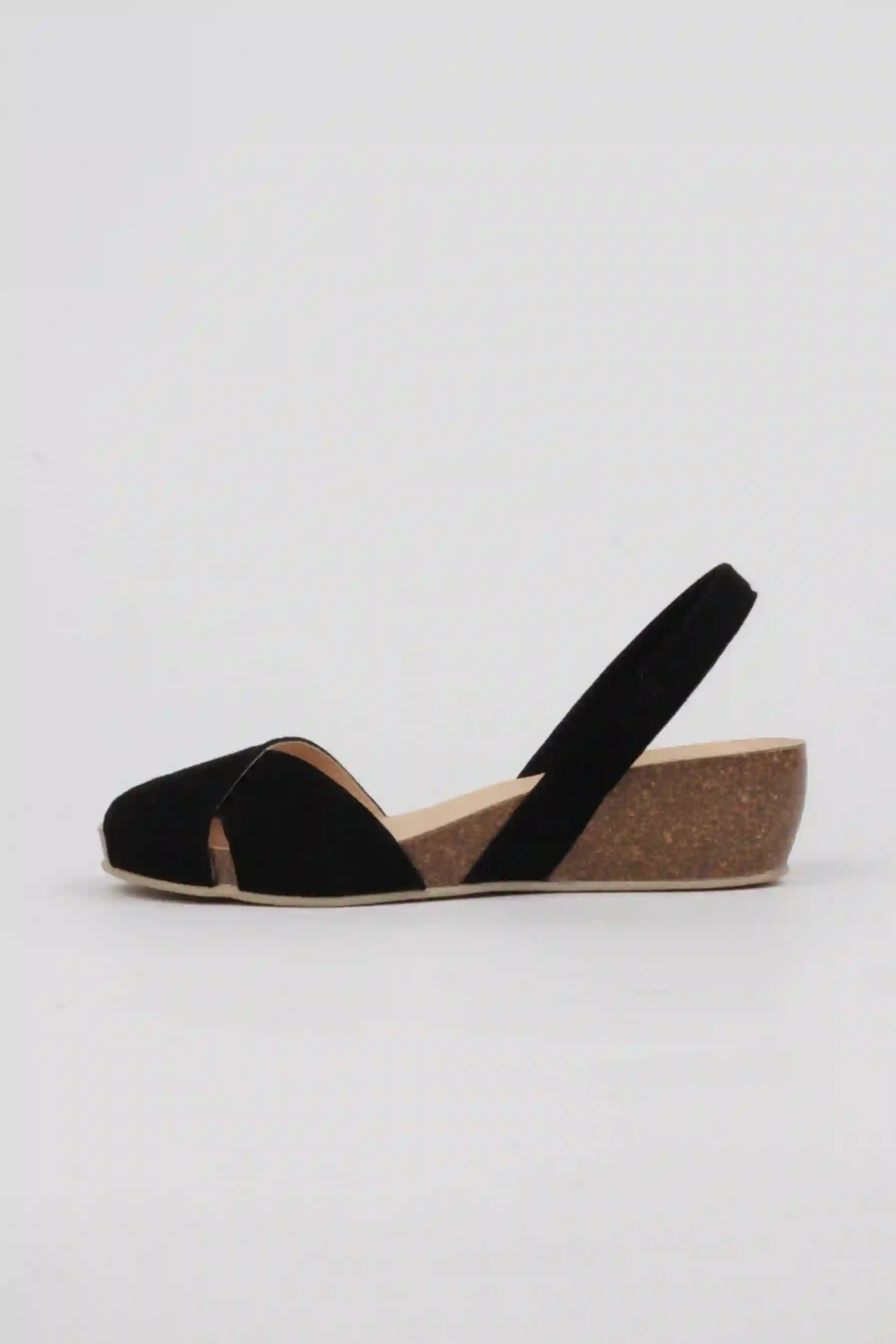 RIA MENORCA Black Sandals Low Wedge