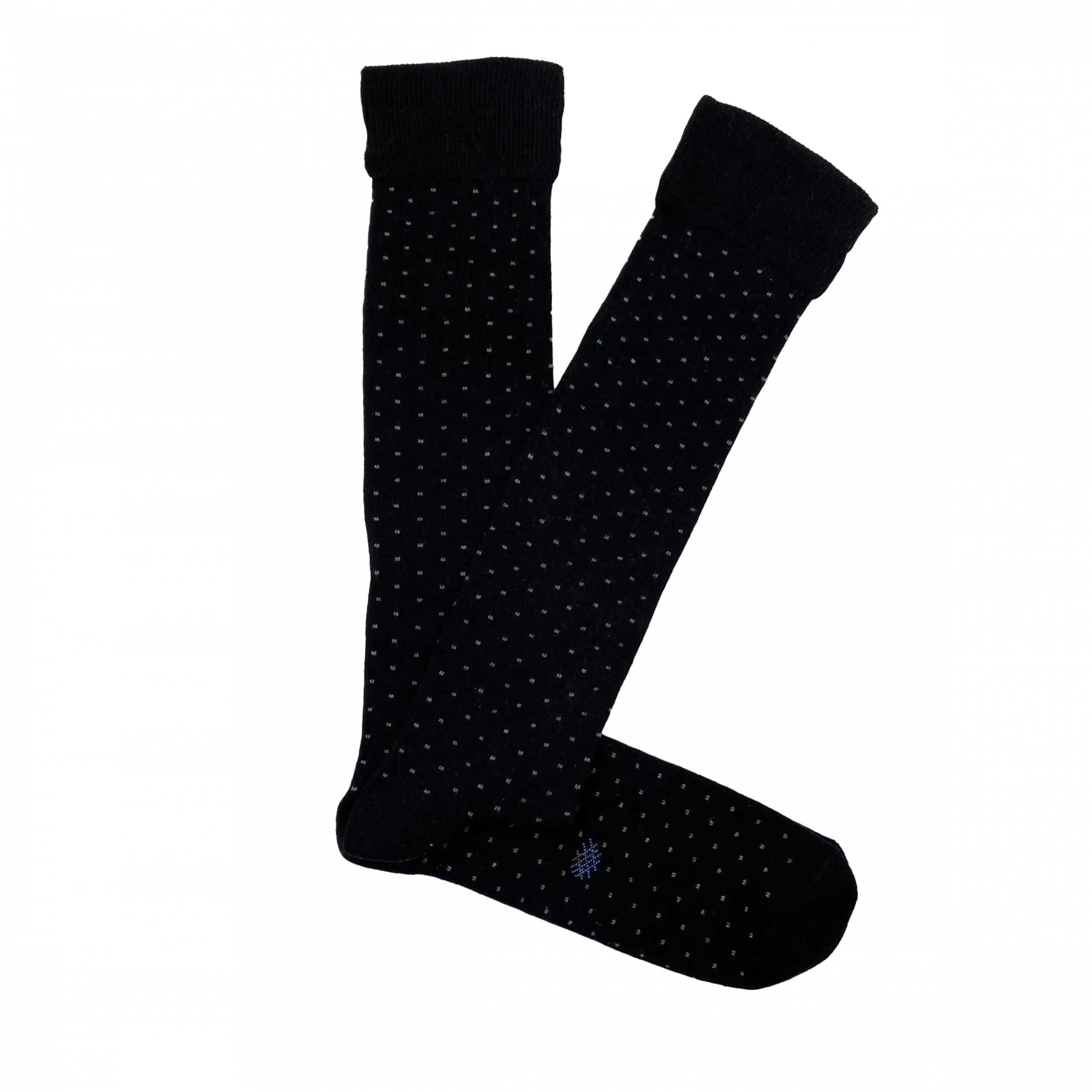 Misscalcetin Caña High Topitos Black-Gris