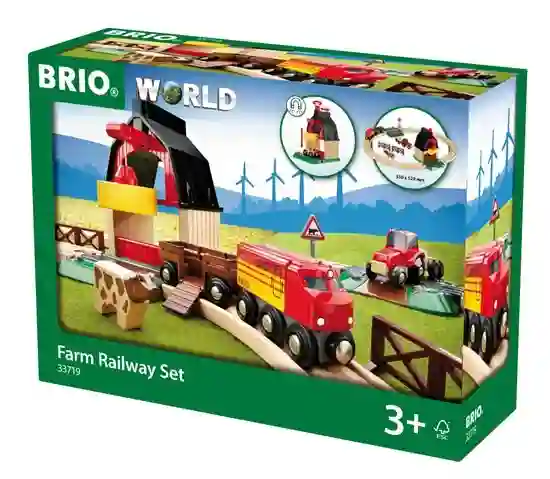 BRIO® 33719 Conjunto de Red Ferroviaria con Granja