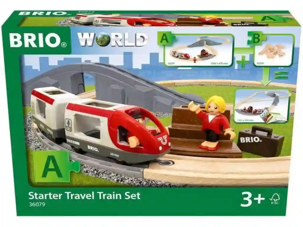 BRIO® 36079 Basic Travel Railway Set