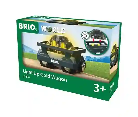 BRIO® 33896 Vagón de Oro con Luz