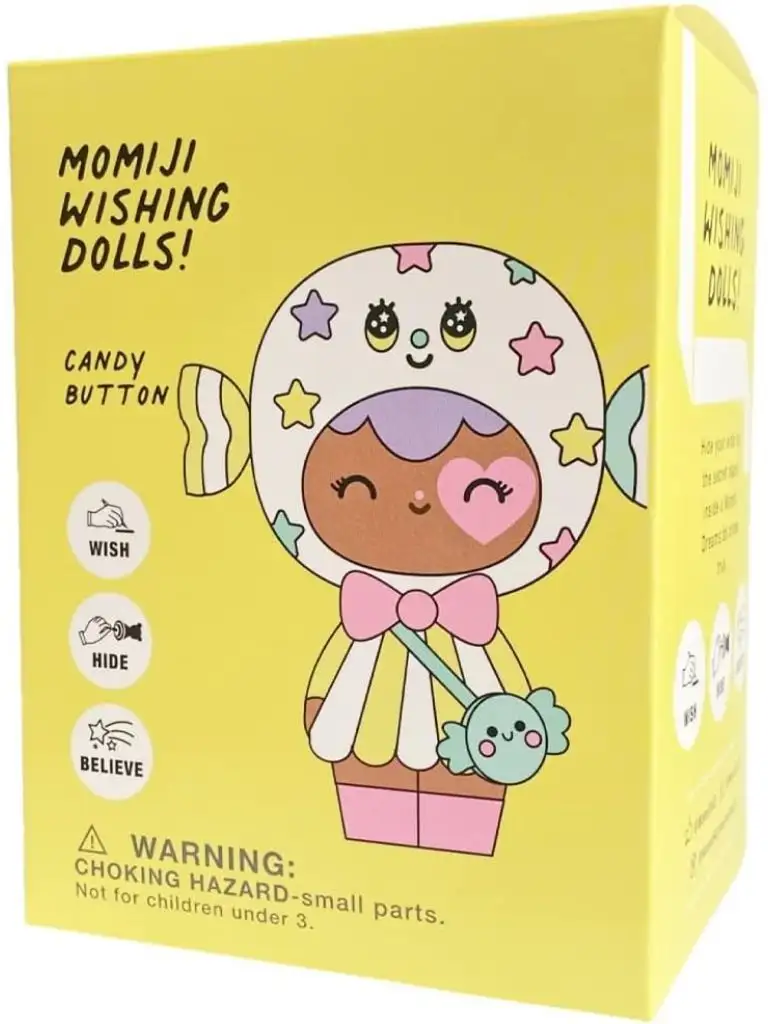 Momiji Wishing Dolls Candy Button