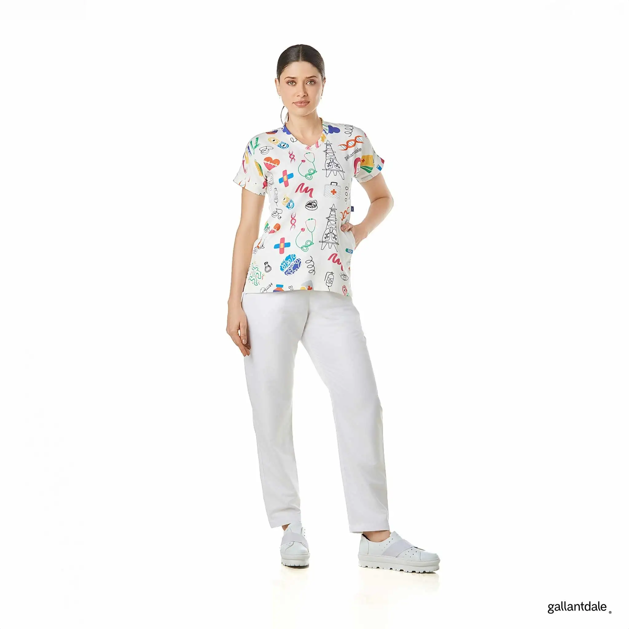 District Woman Scotland Bloom Health Jacket - Image 5