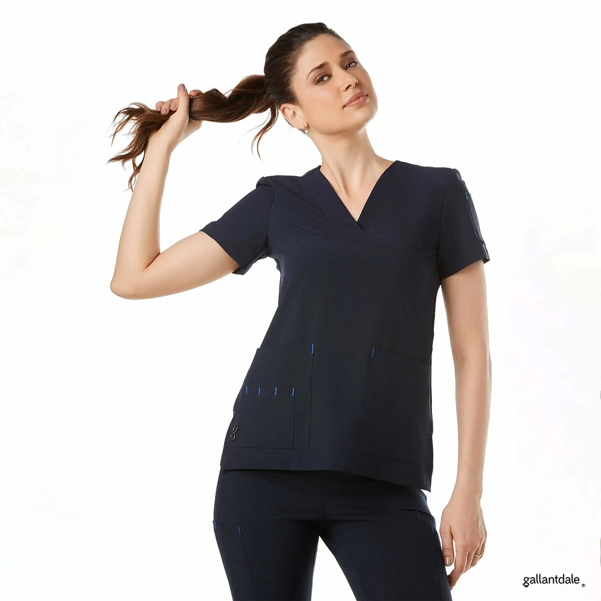 Sanitary Pajama Catherine Woman Square Antibacterial - Image 3
