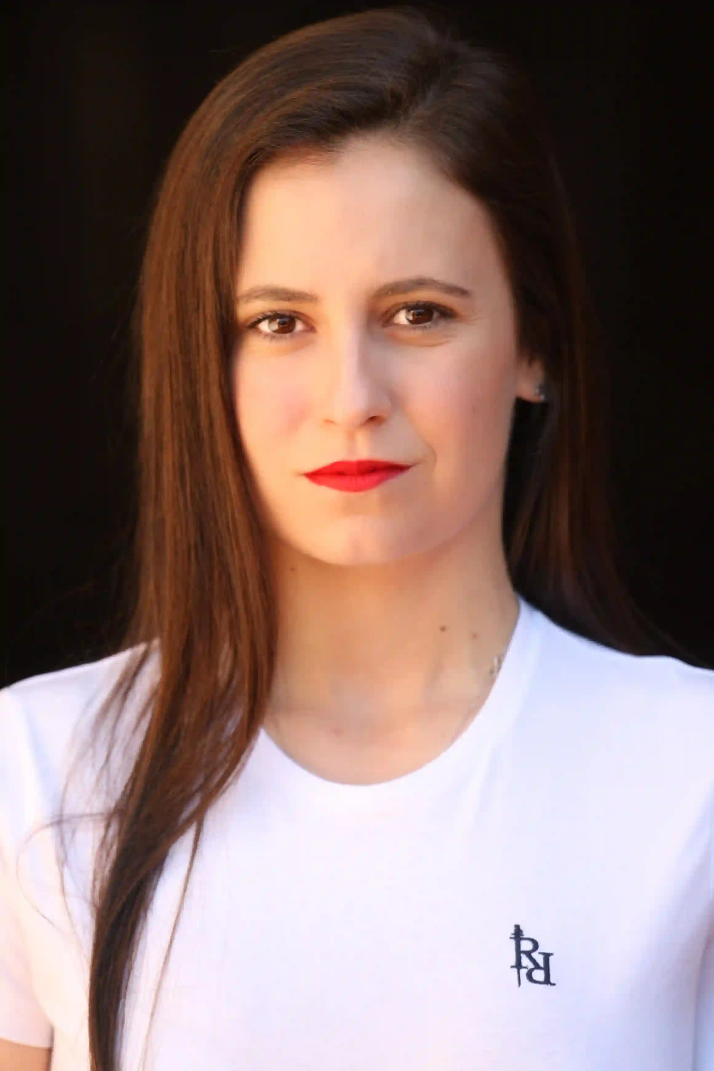 White Woman Rquer T -shirt