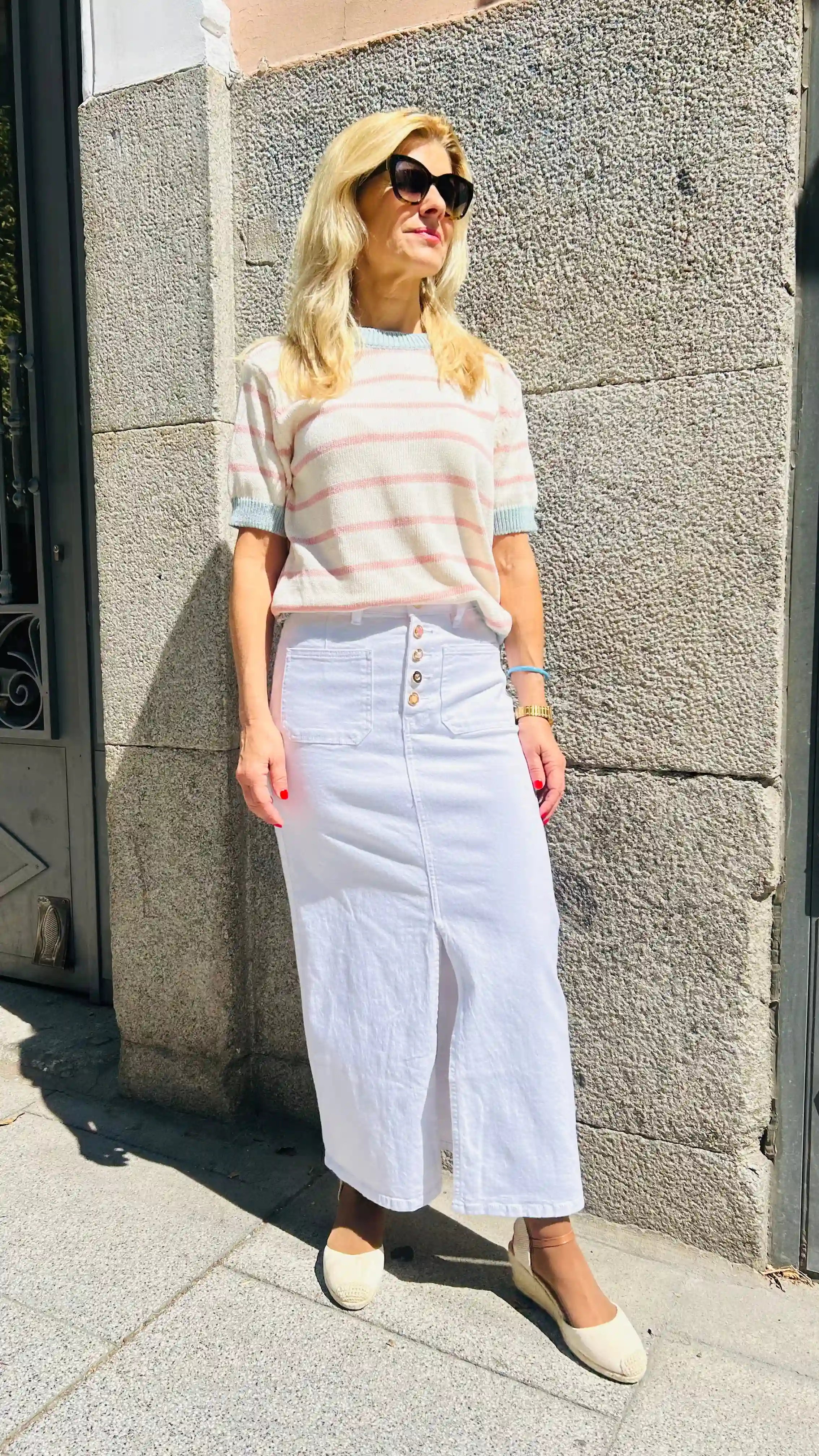 White cowgirl skirt