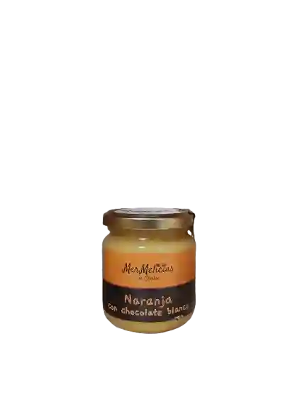 Orange jam with white chocolate