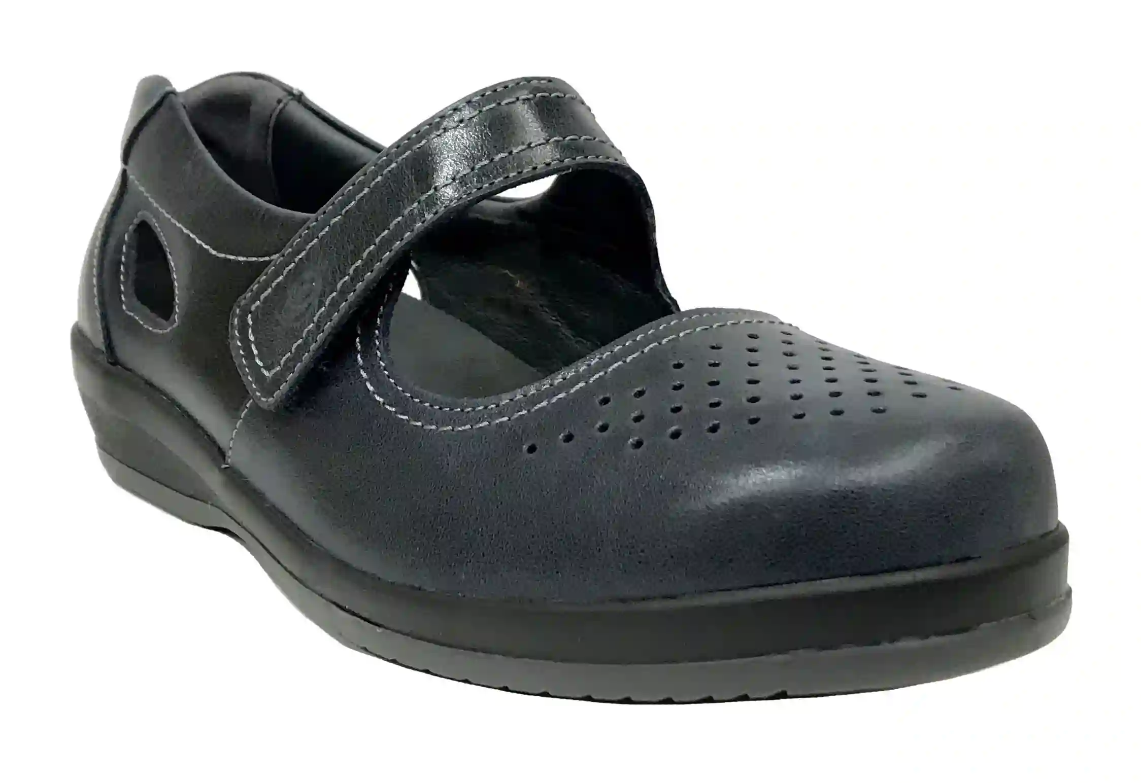 SUAVE 68A 3127 Sailor Zapato Mujer Pie Diabético Azul