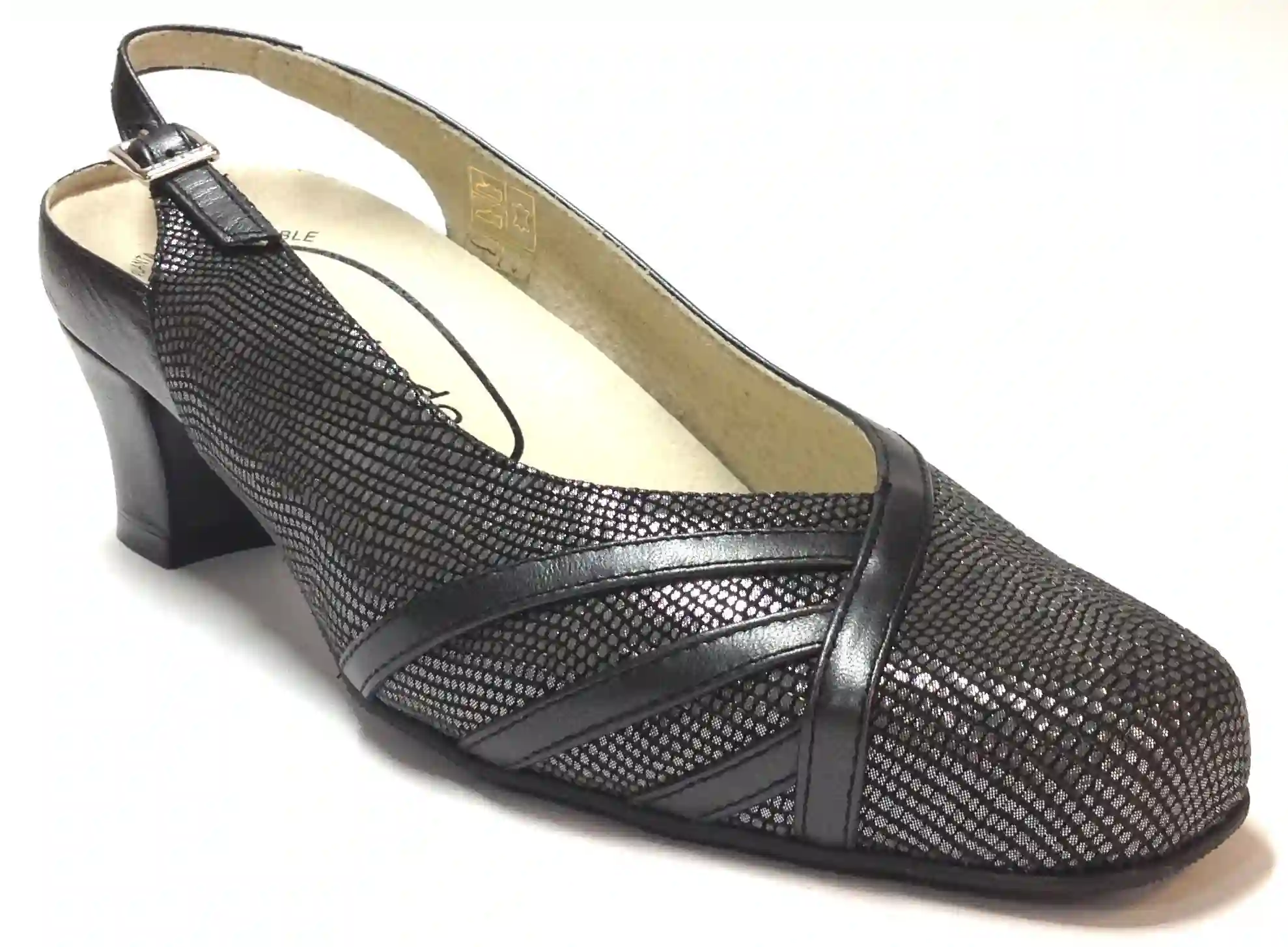 Trebede 01 7590 Black Women's Open Hall Shoe