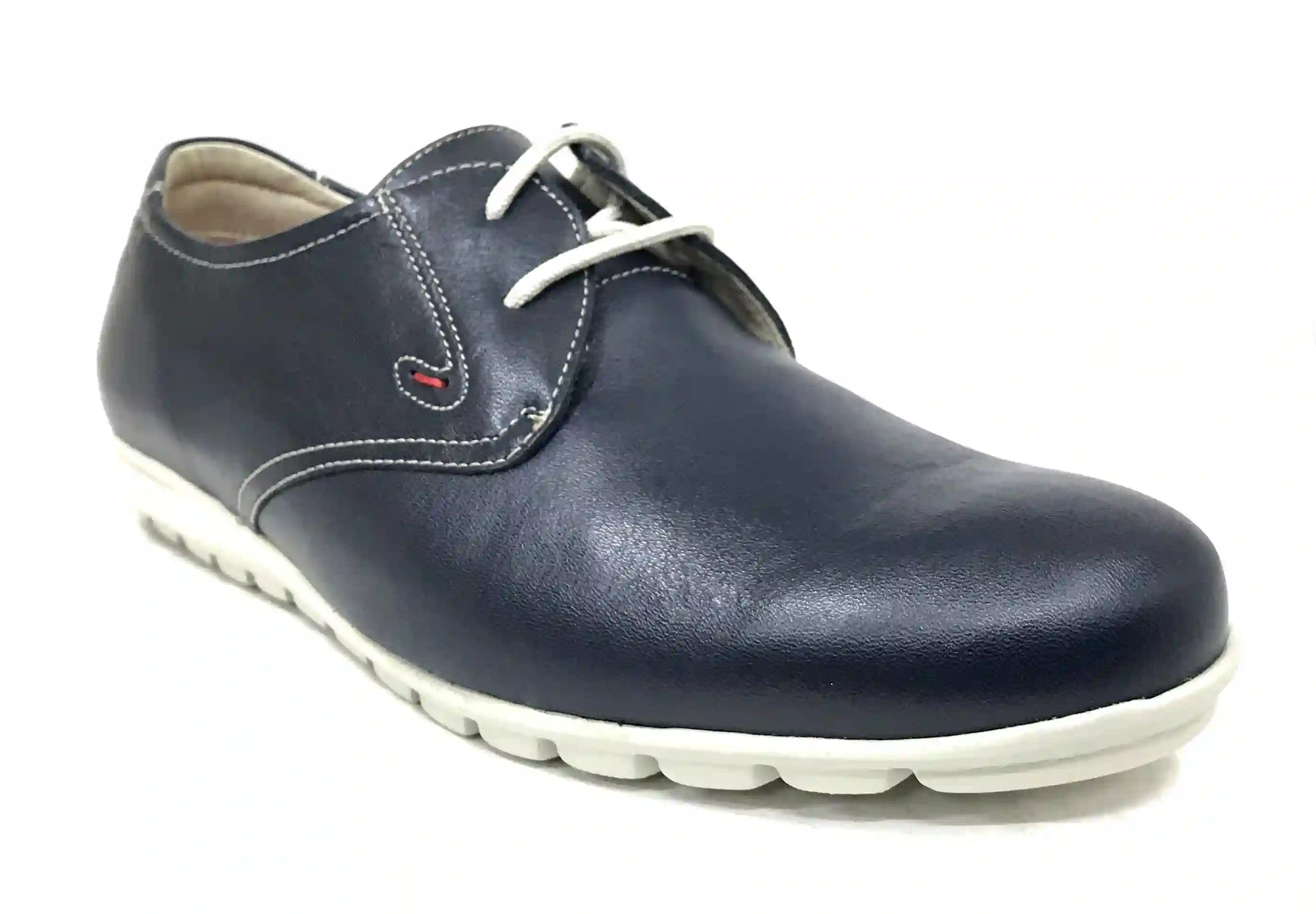 Baerchi 5415 White marine man shoe with laces