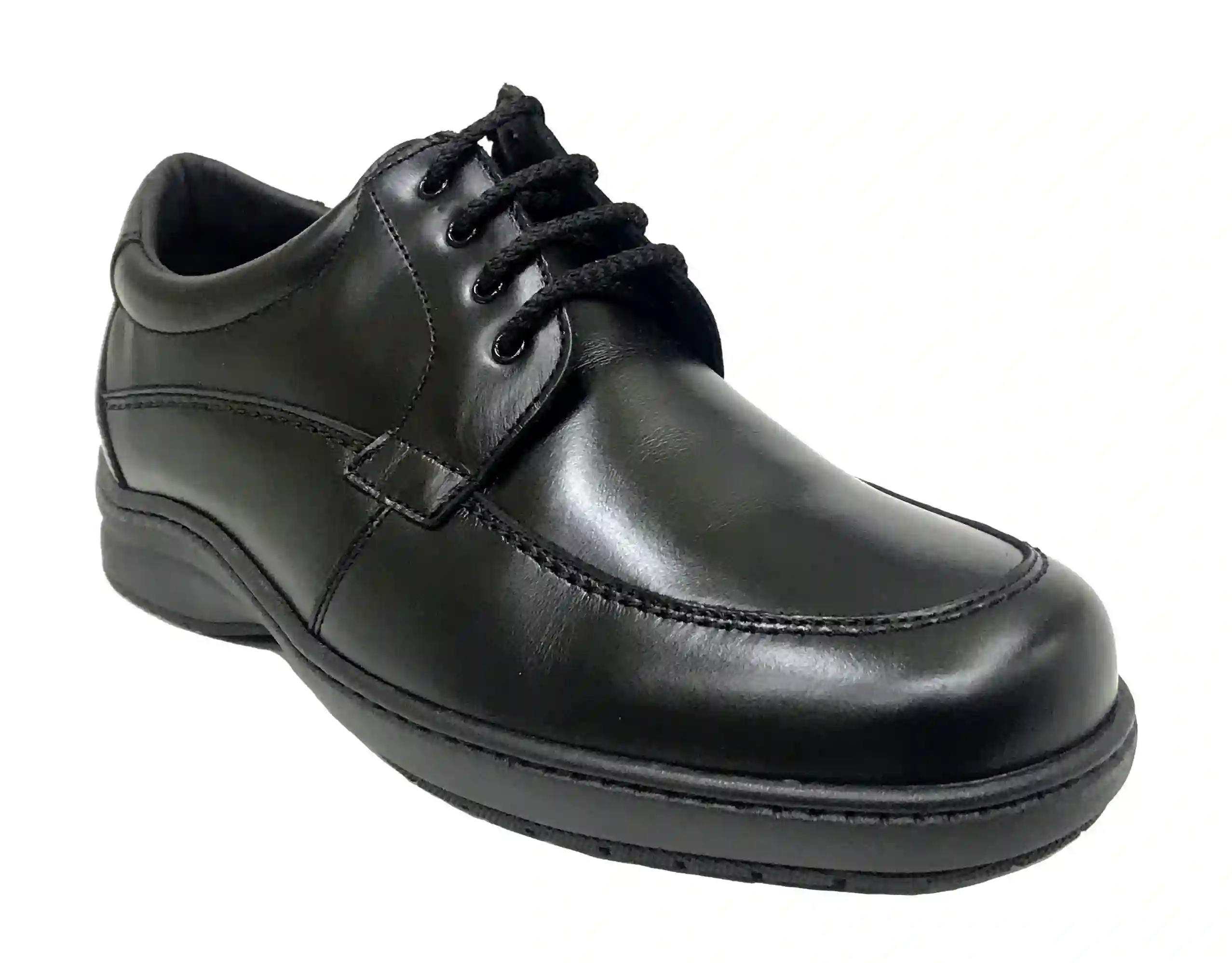 Pinoso's 7630-H Black Man Shoe Diabetic Pie