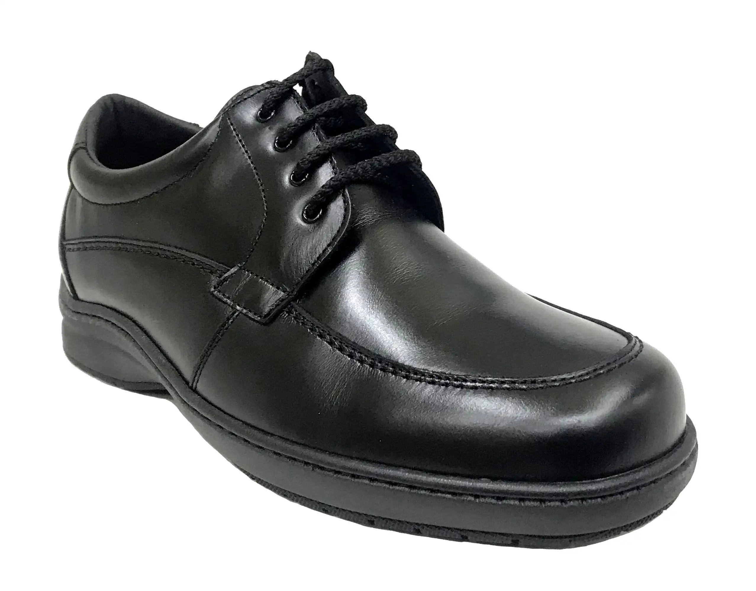 Pinoso's 7630-H Black Man Shoe Diabetic Pie