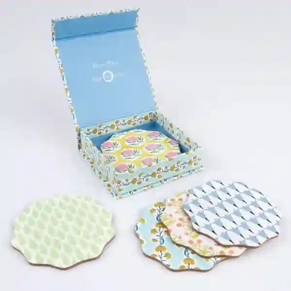 Molly Mahon laminated settings - 6 floral designs pack