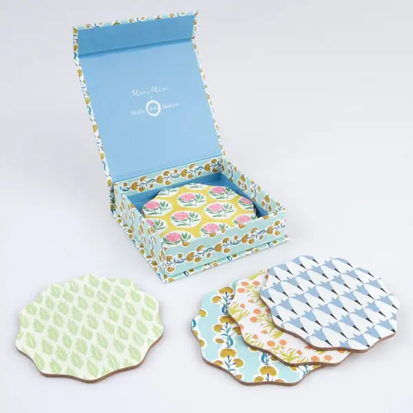 Molly Mahon laminated settings - 6 floral designs pack