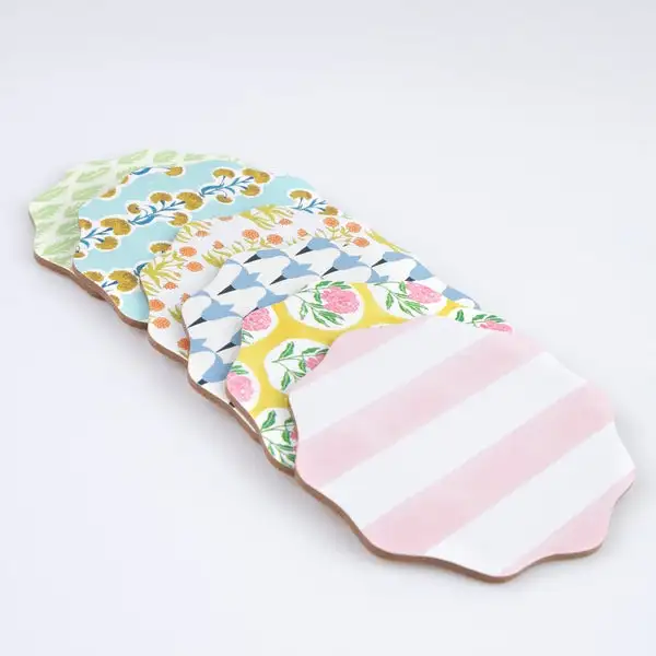 Molly Mahon laminated settings - 6 floral designs pack - Image 2