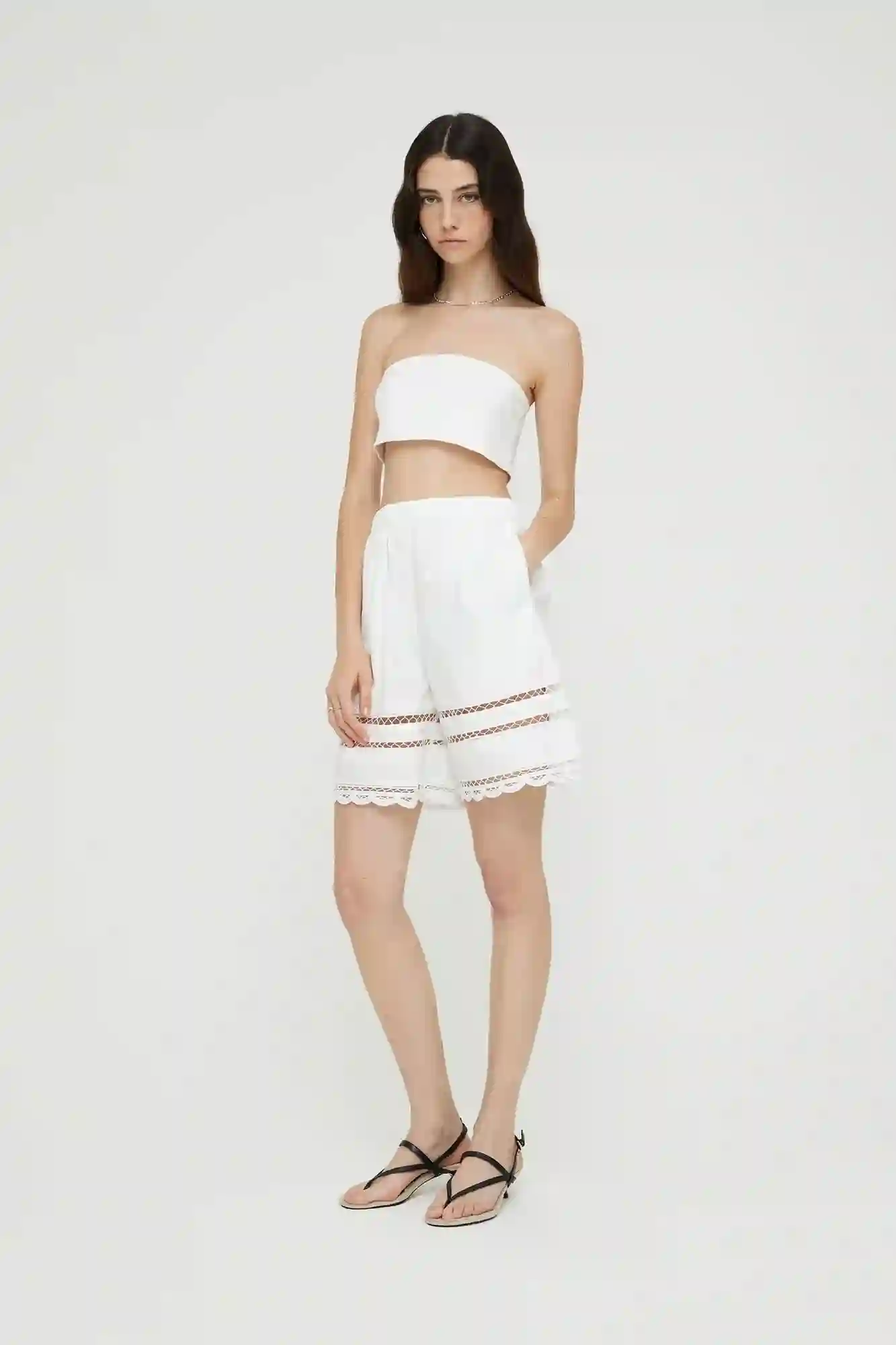 Blanca Bermuda Isabelle Blanche