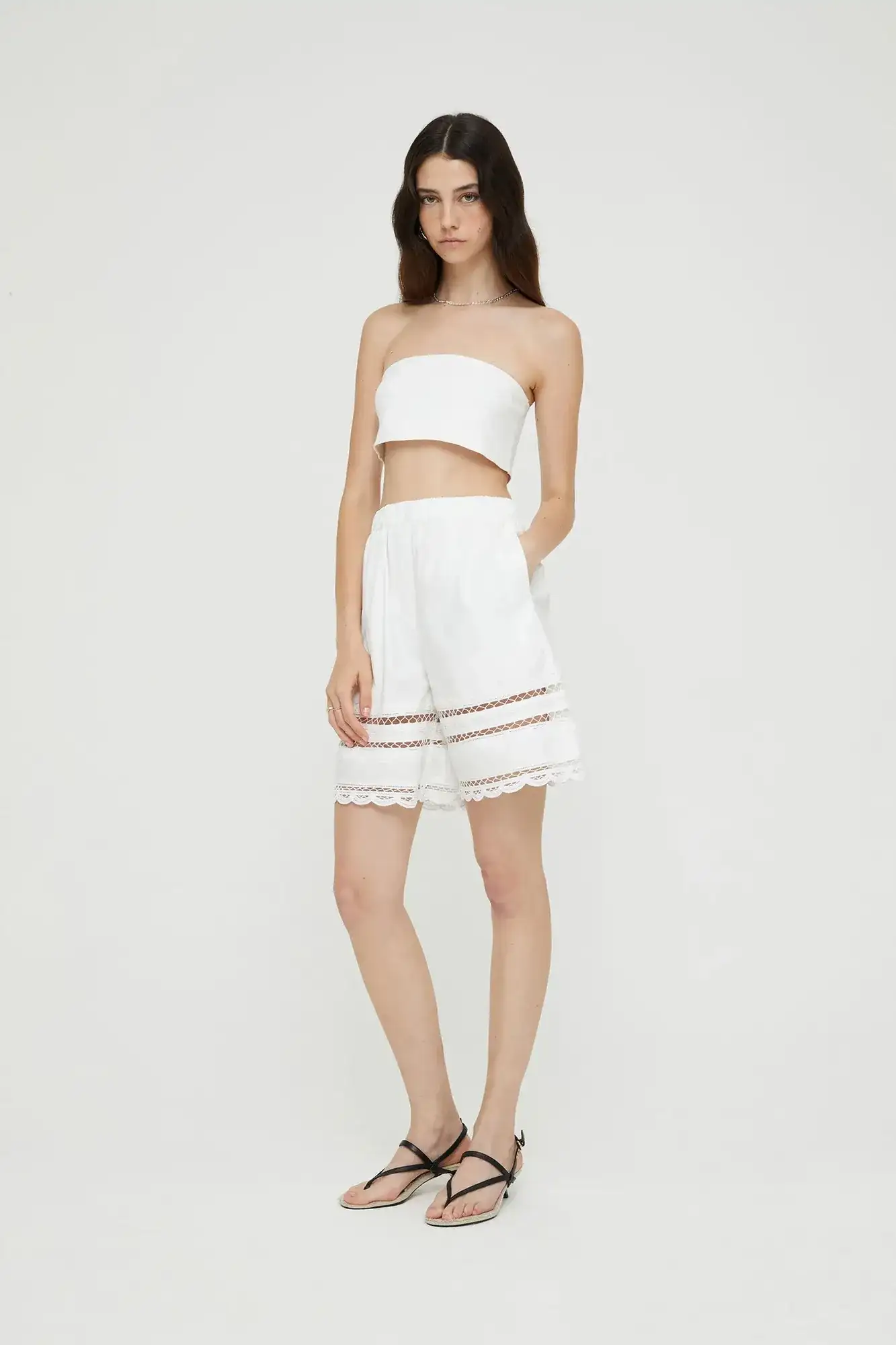 Blanca Bermuda Isabelle Blanche