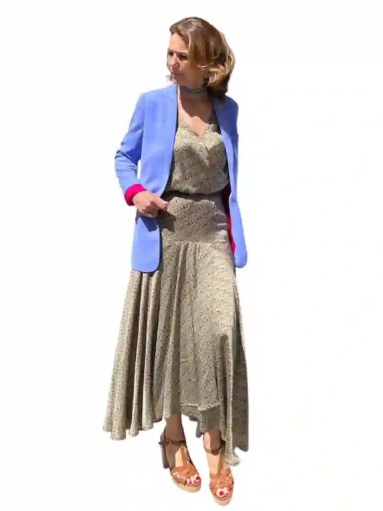 Córdoba Green and Blue Skirt